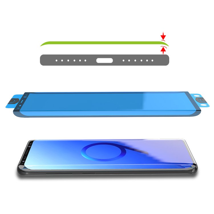 3D Edge Nano Flexi Glass stiklas Xiaomi Mi 11 – skaidrus