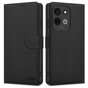 Dėklas Tech-Protect Wallet Xiaomi Redmi 17 4G / 5G, juodas