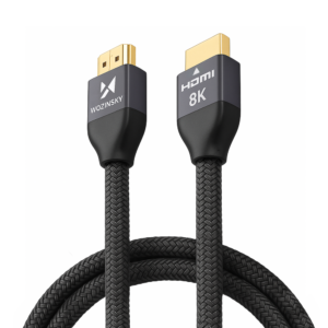 Wozinsky HDMI 2.1 laidas 8K 60 Hz 48 Gbps / 4K 120 Hz / 2K 144 Hz 2 m sidabrinis (WHDMI-20)