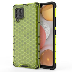 Apsauginis „Honeycomb“ dėklas Samsung Galaxy A42 5G – žalias