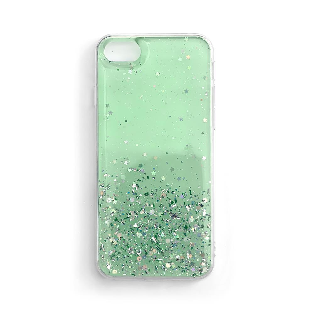 Wozinsky Star Glitter dėklas Samsung Galaxy A72 4G – žalias