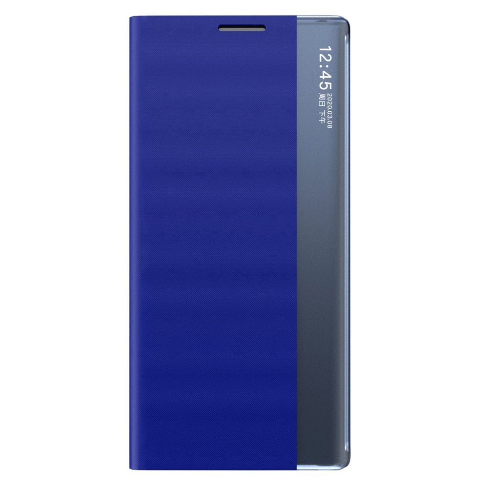 Atverčiamas Sleep Case dėklas su langu – Redmi K40 / Poco F3, mėlynas