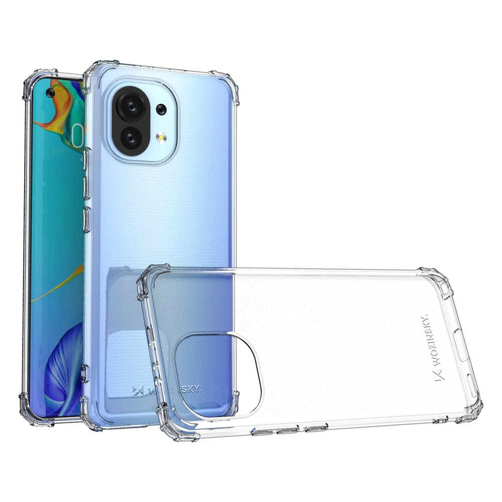 Wozinsky Anti Shock dėklas Xiaomi Mi 11 – skaidrus