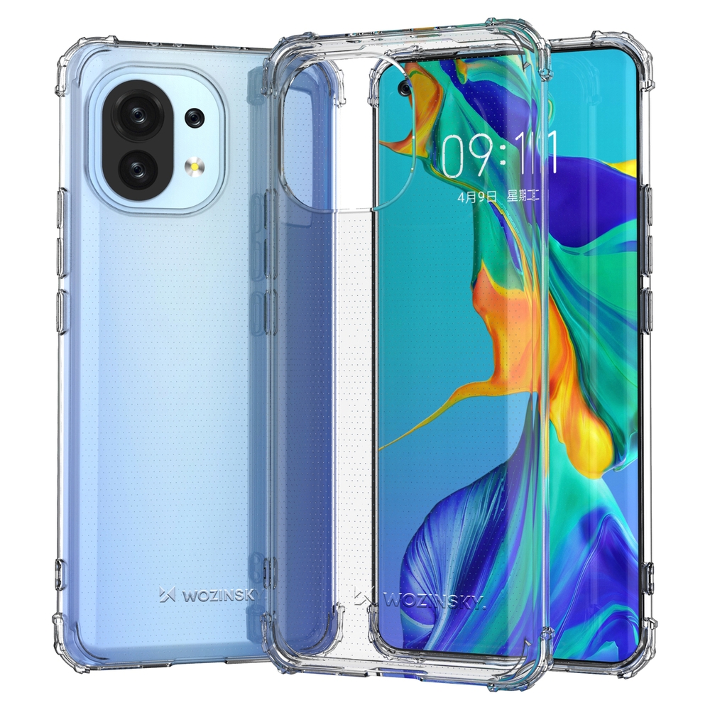 Wozinsky Anti Shock dėklas Xiaomi Mi 11 – skaidrus