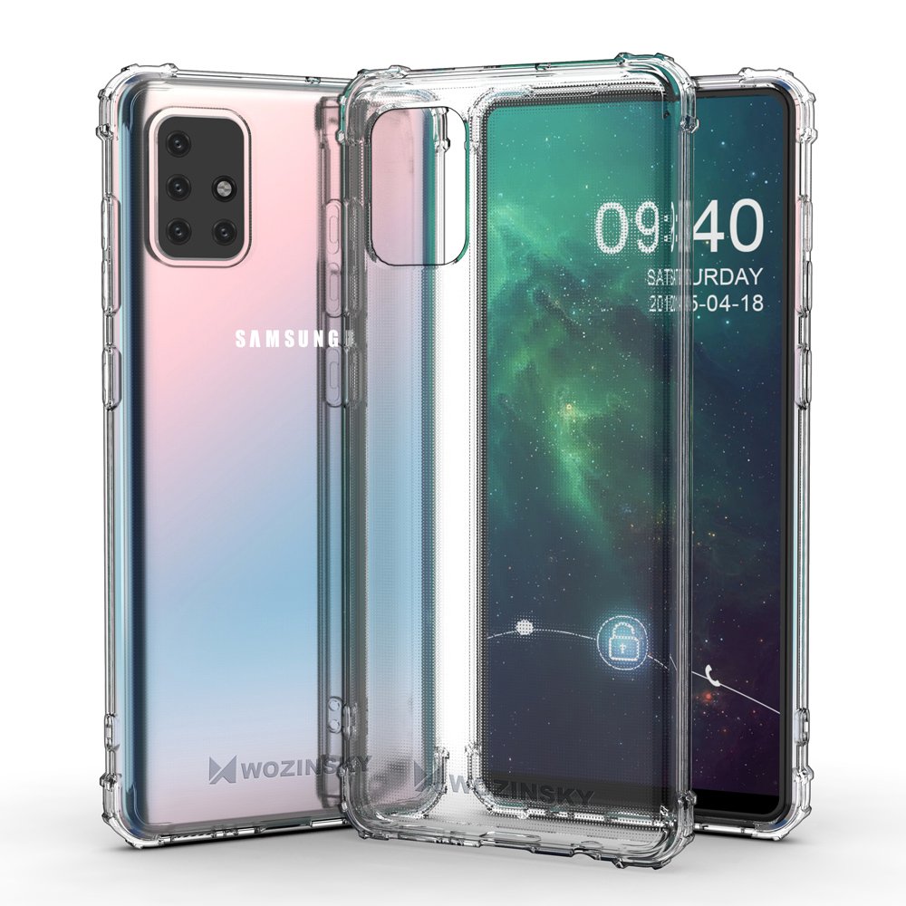 Wozinsky Anti Shock dėklas Samsung Galaxy A72 – skaidrus