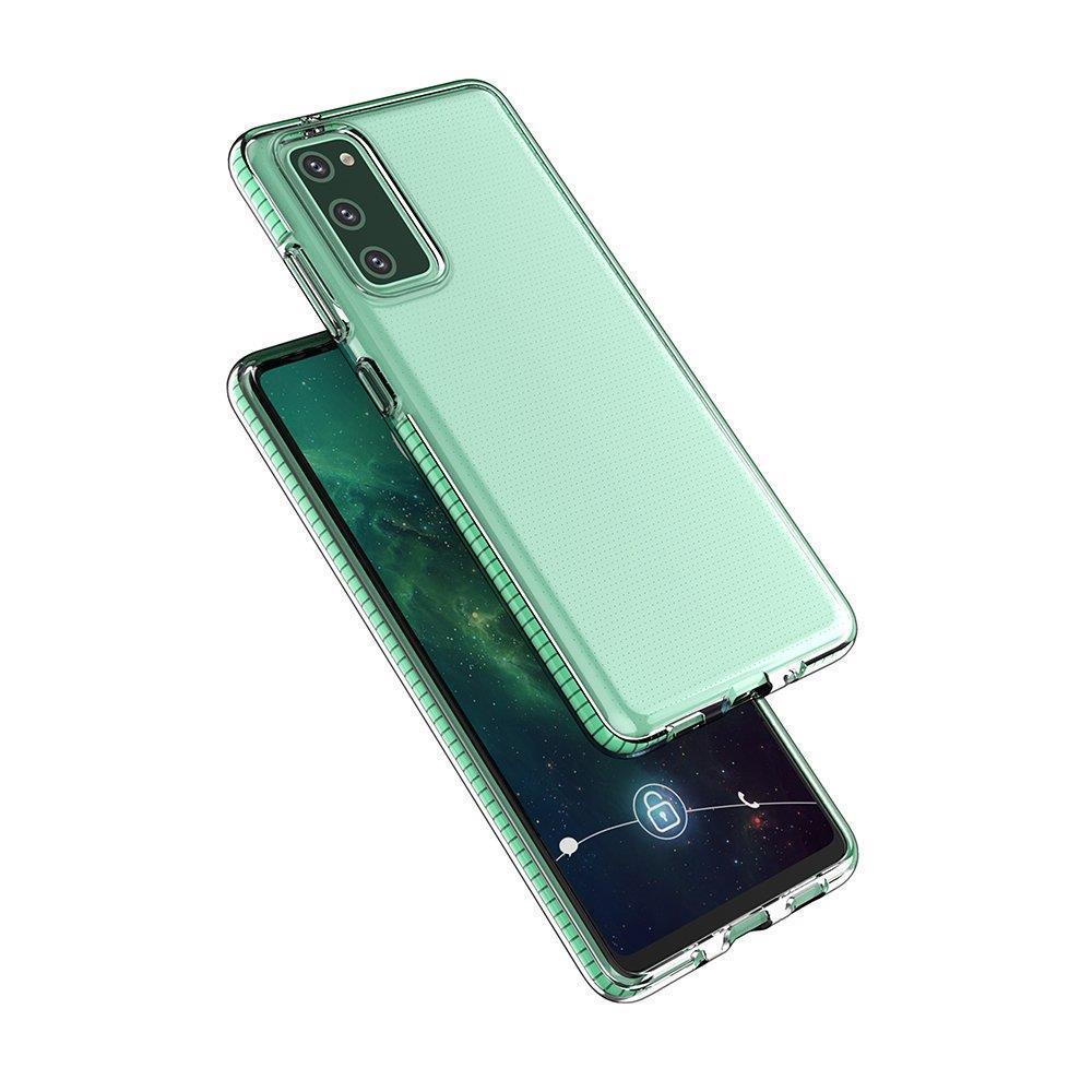 Skaidrus TPU dėklas Samsung Galaxy A02s – juodas