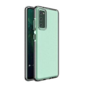 Skaidrus TPU dėklas Samsung Galaxy A72 4G – juodas