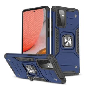 Wozinsky Ring Armor dėklas Samsung Galaxy A72 4G – mėlynas
