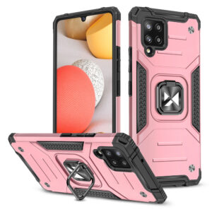 Wozinsky Ring Armor dėklas Samsung Galaxy A42 5G – rožinis