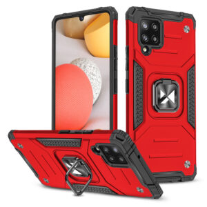 Wozinsky Ring Armor dėklas Samsung Galaxy A42 5G – raudonas