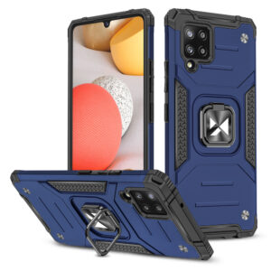 Wozinsky Ring Armor dėklas Samsung Galaxy A42 5G – mėlynas