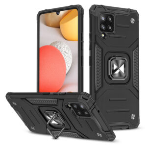 Wozinsky Ring Armor dėklas Galaxy A42 5G – juodas