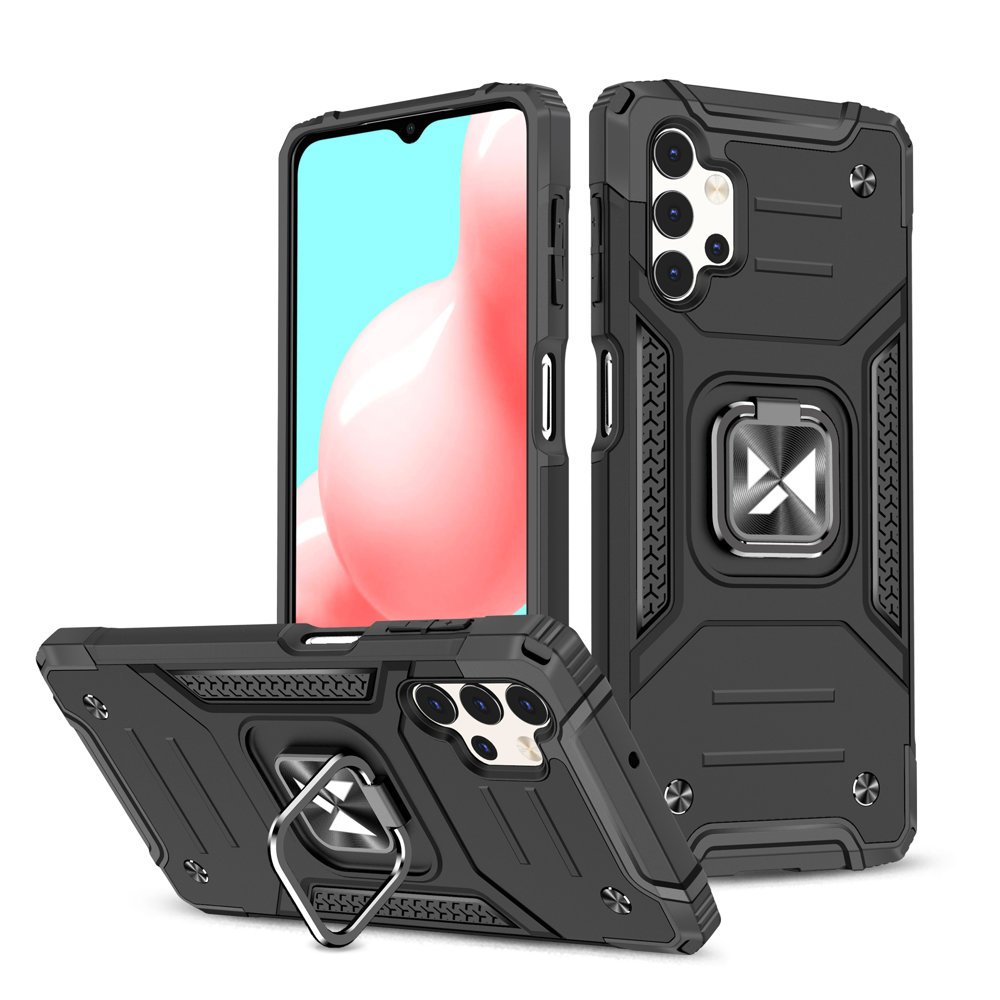 Wozinsky Ring Armor dėklas Samsung Galaxy A32 5G – juodas