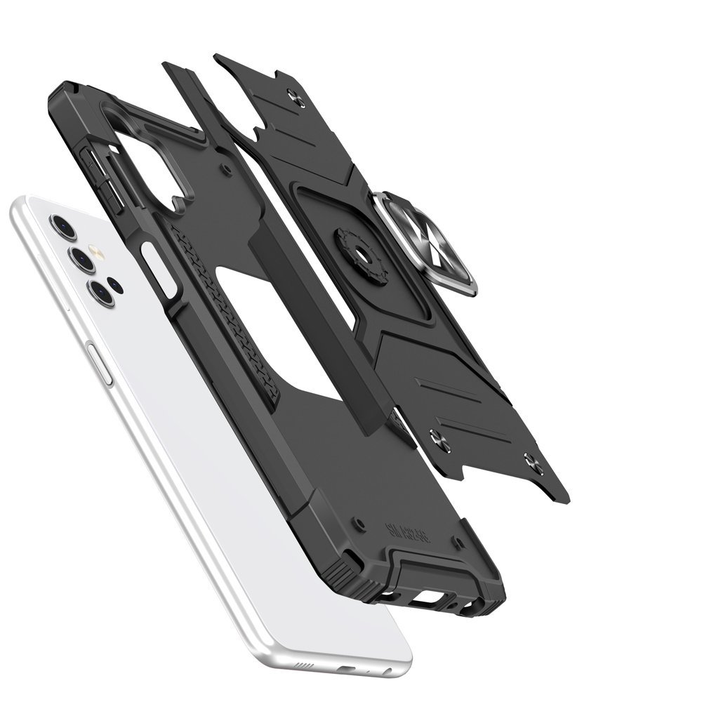 Wozinsky Ring Armor dėklas Samsung Galaxy A32 5G – juodas