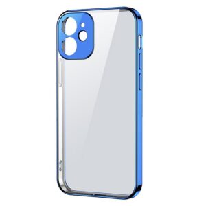Joyroom skaidrus gelinis dėklas iPhone 12 Pro Max – tamsiai mėlynas