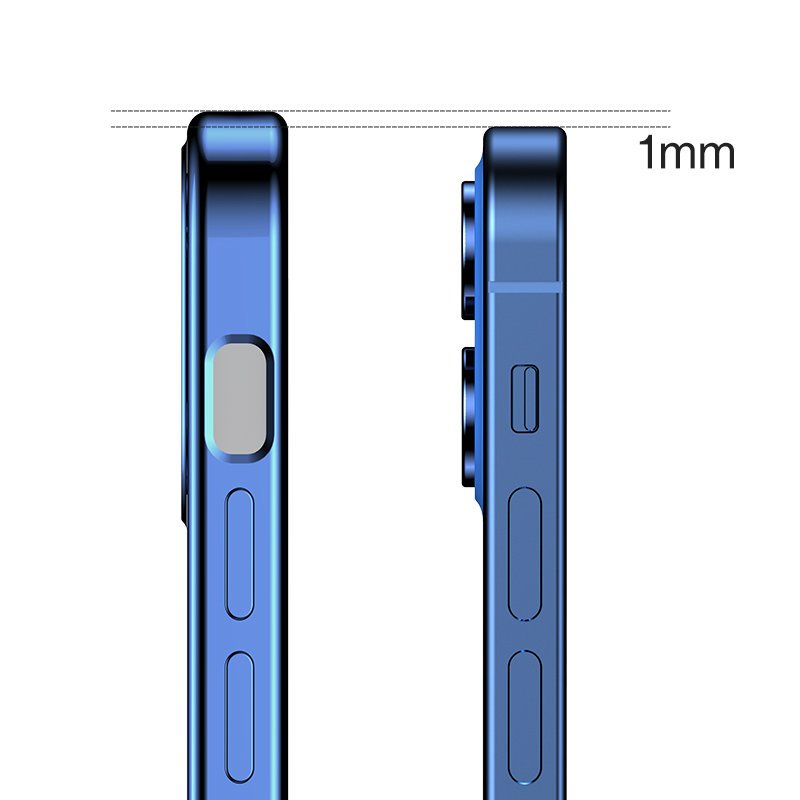 Joyroom skaidrus dėklas iPhone 12 Pro Max – auksinis