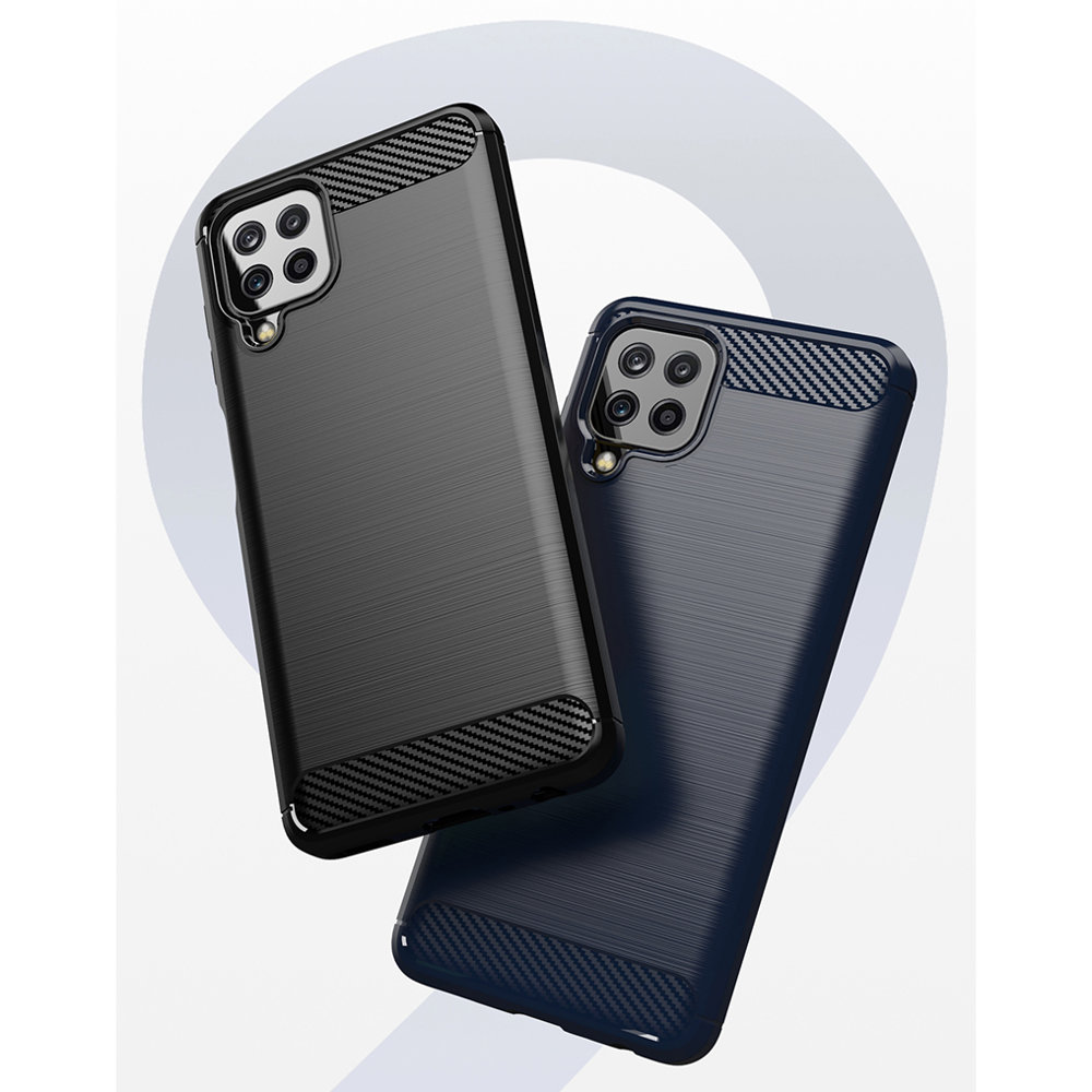 TPU dėklas Samsung Galaxy A22 4G – juodas, Carbon