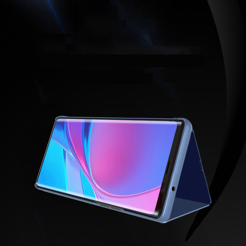 Clear View dėklas Samsung Galaxy A22 4G – juodas