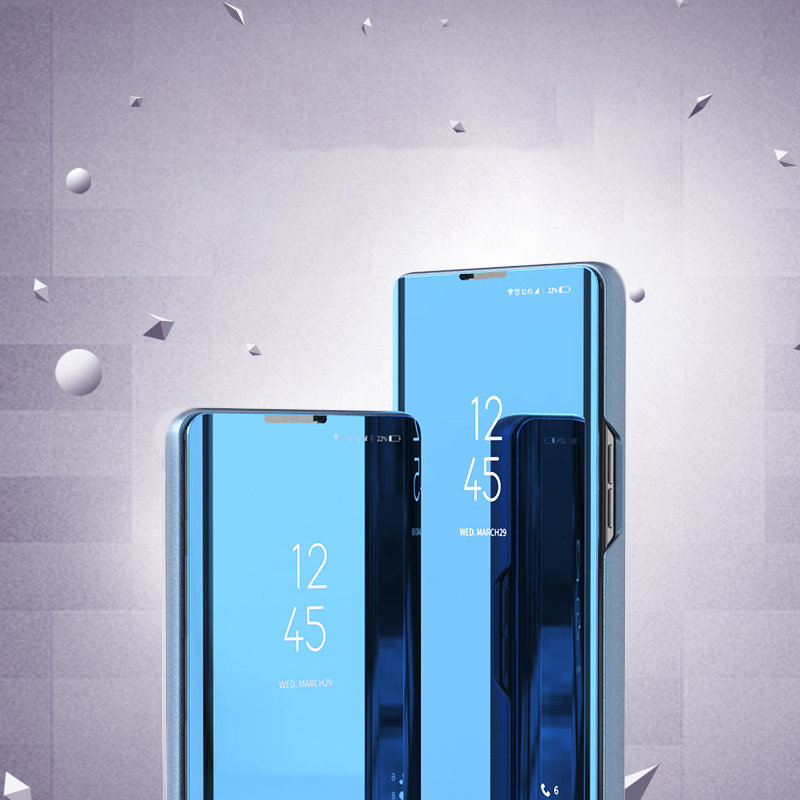 Clear View dėklas Samsung Galaxy A22 4G – juodas