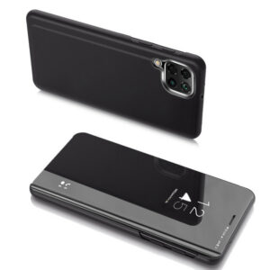 Clear View dėklas Samsung Galaxy A22 4G – juodas