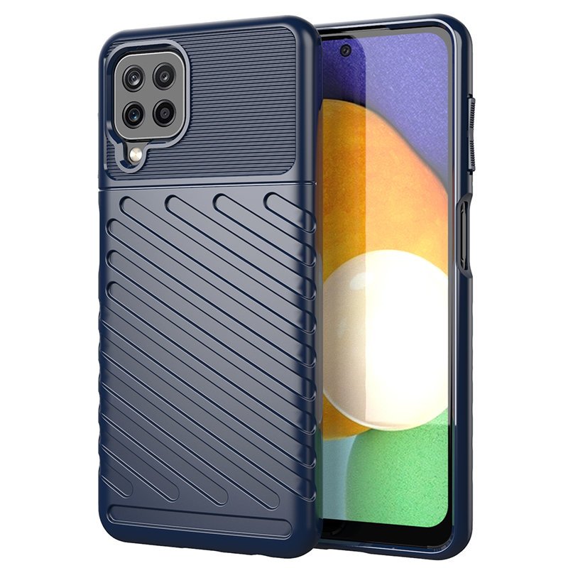 Thunder Case TPU dėklas Galaxy A22 4G – mėlynas