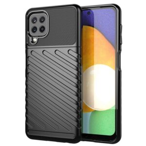 Thunder Case TPU dėklas Samsung Galaxy A22 4G – juodas