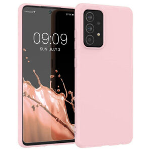 Silikoninis dėklas Samsung Galaxy A22 4G – rožinis