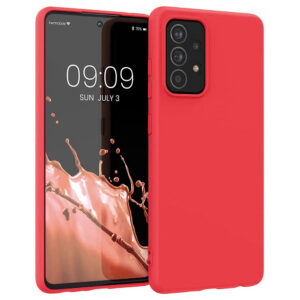Silikoninis dėklas Samsung Galaxy A22 4G – raudonas