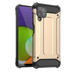 Hybrid Armor dėklas Samsung Galaxy A22 4G – auksinis