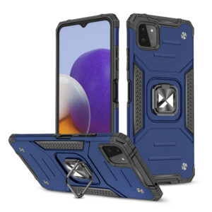 Wozinsky Ring Armor dėklas Samsung Galaxy A22 4G – mėlynas