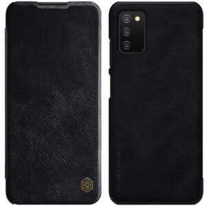 Nillkin Qin odinis dėklas Samsung Galaxy A03s – juodas