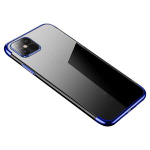 Skaidrus itin plonas dėklas Samsung Galaxy A22 4G – mėlynas