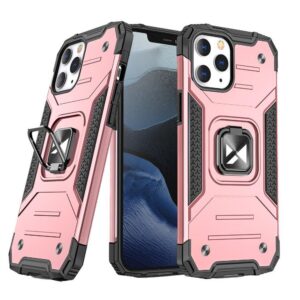 Wozinsky Ring Armor dėklas iPhone 13 Pro Max – rožinis auksas