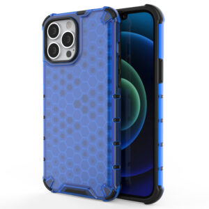 Korio rašto dėklas iPhone 13 Pro Max – mėlynas