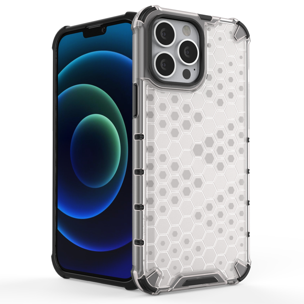 Korio rašto dėklas iPhone 13 Pro Max – mėlynas