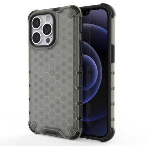 Apsauginis dėklas iPhone 13 Pro – juodas, korio raštas