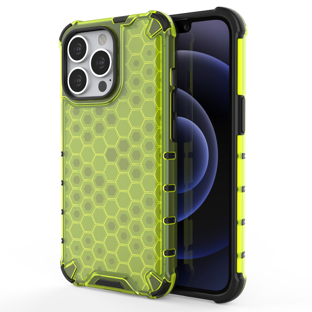 Korio rašto dėklas iPhone 13 Pro – žalias