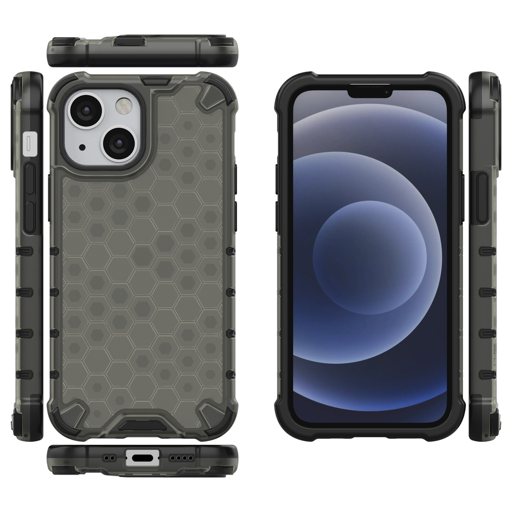 Korio rašto dėklas iPhone 13 mini – juodas