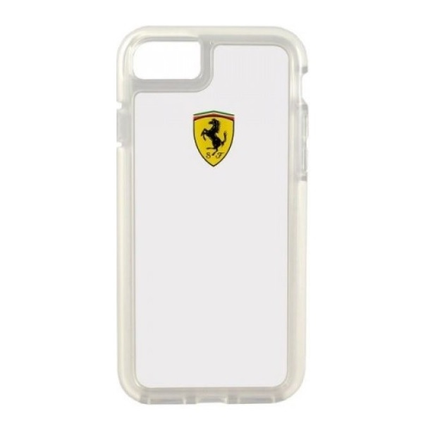 Ferrari Hardcase FEGLHCP7TR iPhone 7/8 SE 2020 / SE 2022 transparent Atsparus smūgiams