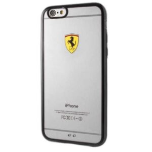 Ferrari Hardcase FEHCP6LBK iPhone 6/6S Plus racing skydas transpanuoma black