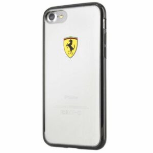Ferrari Hardcase FEHCP7BK iPhone 7/8/SE 2020 / SE 2022 black/transpanuoma Racing Shield