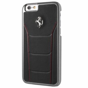 Ferrari Hardcase FESEHCP6BKR iPhone 6/6S 488 black / raudonas susiuvimas