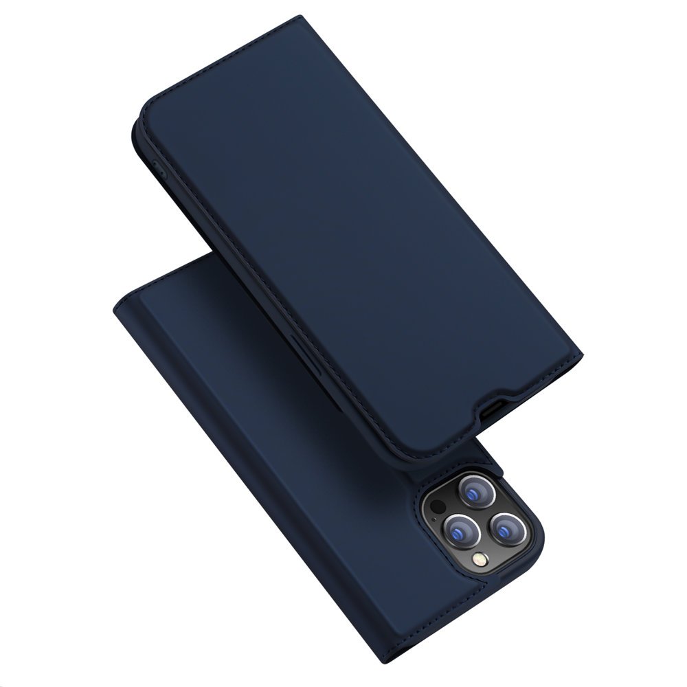 Dux Ducis Skin Pro dėklas-knigelė iPhone 13 Pro – mėlynas