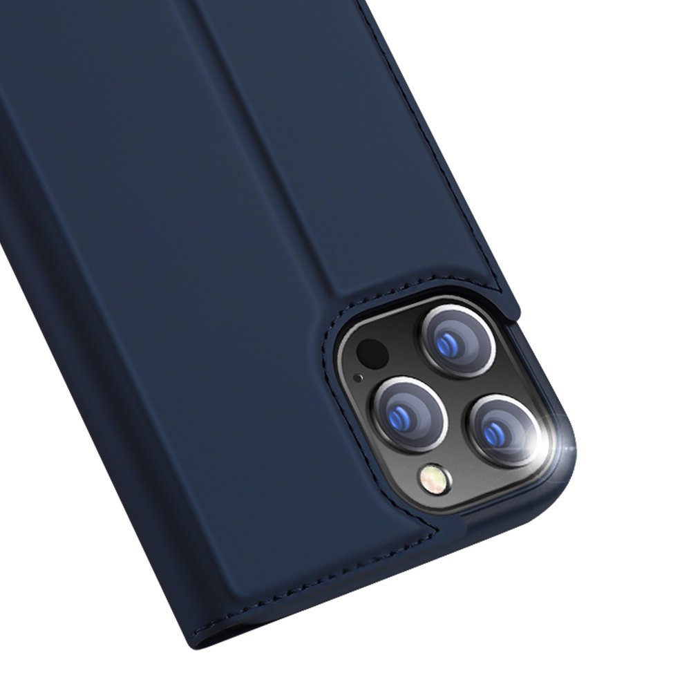 Dux Ducis Skin Pro dėklas-knigelė iPhone 13 Pro – mėlynas