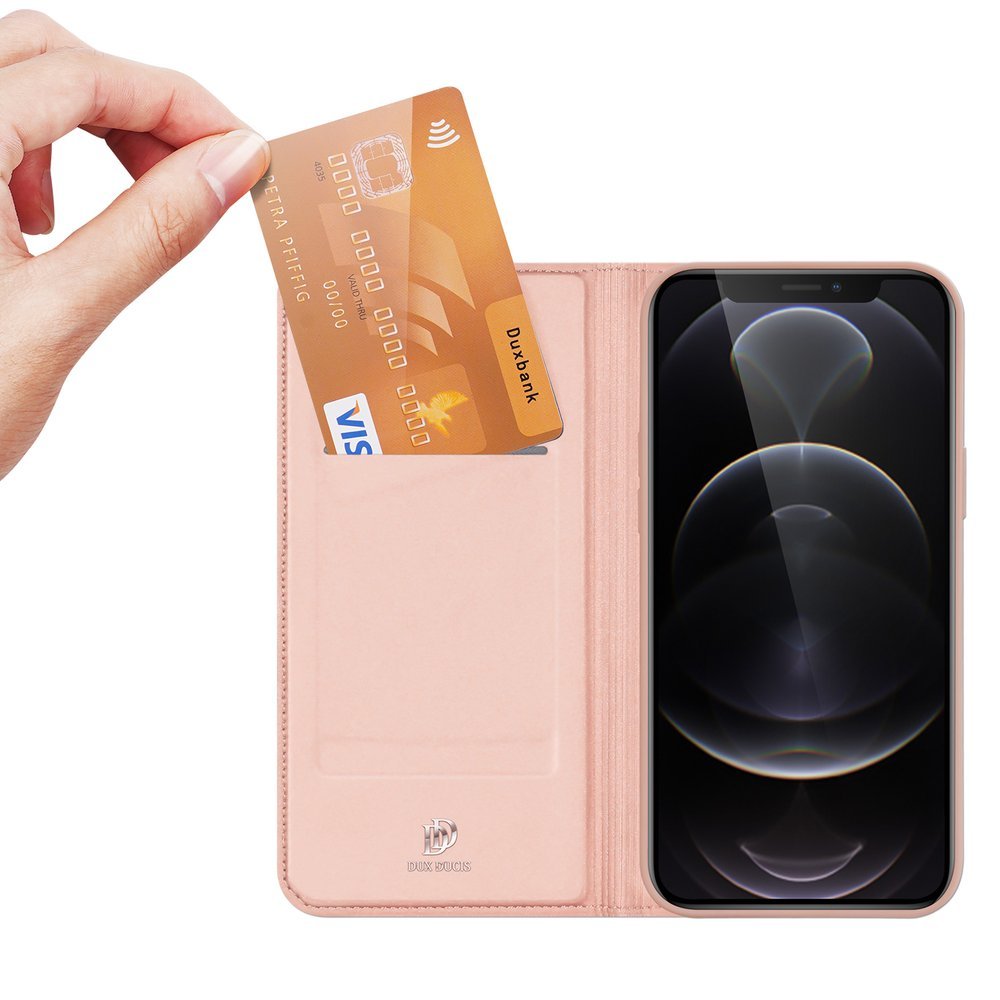 Dux Ducis Skin Pro dėklas iPhone 13 Pro Max – rožinis