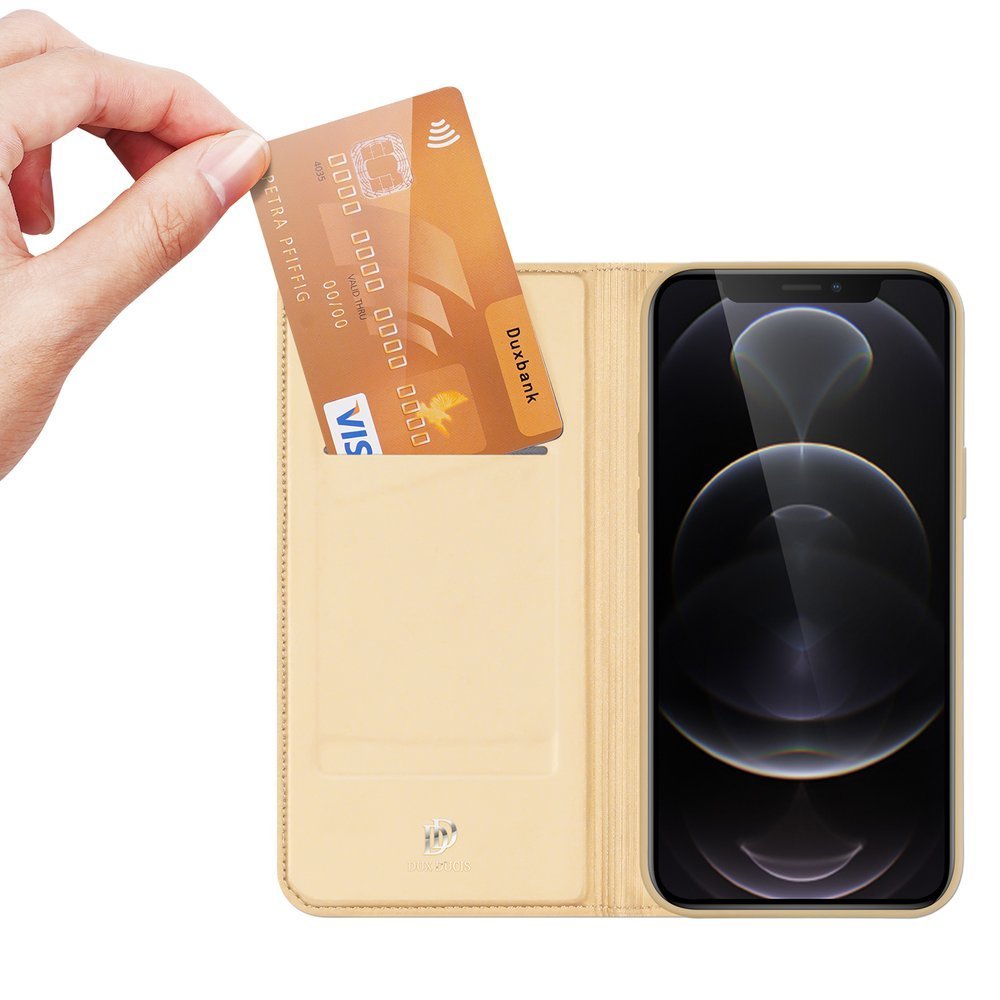 Dux Ducis Skin Pro dėklas iPhone 13 Pro Max – auksinis