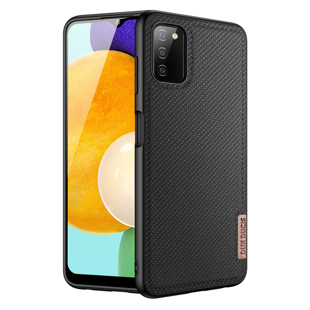 Dux Ducis Fino nailoninis dėklas Samsung Galaxy A03s – juodas