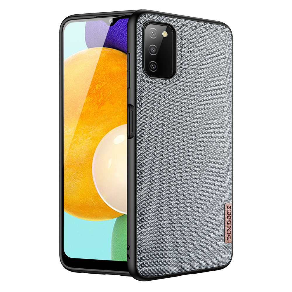 Dux Ducis Fino nailoninis dėklas Samsung Galaxy A03s – pilkas