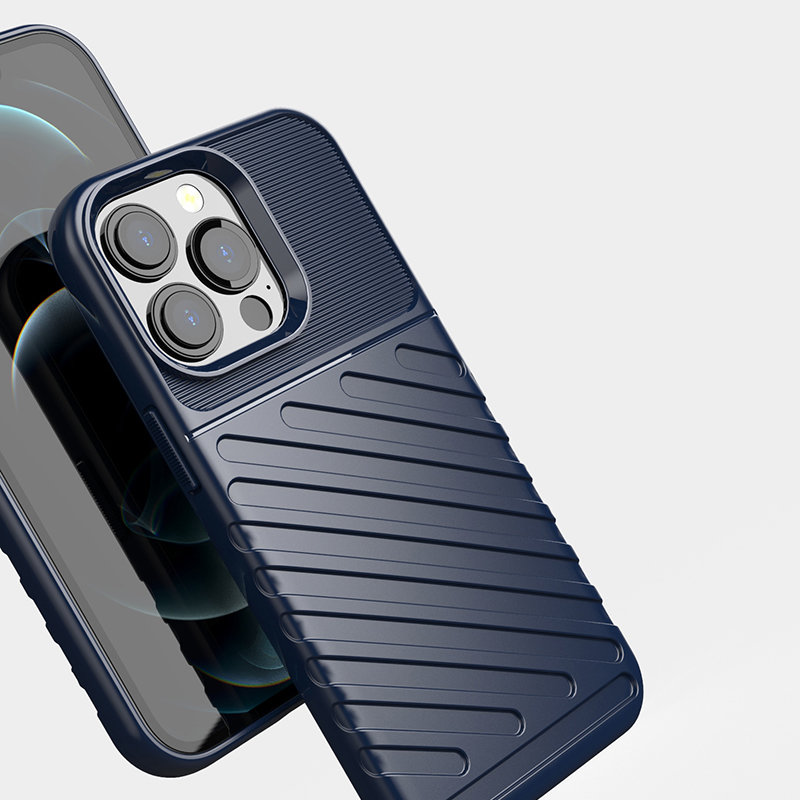 Thunder Case TPU dėklas iPhone 13 Pro – mėlynas
