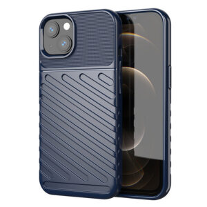 Thunder Case tvirtas TPU dėklas iPhone 13 mini – mėlynas